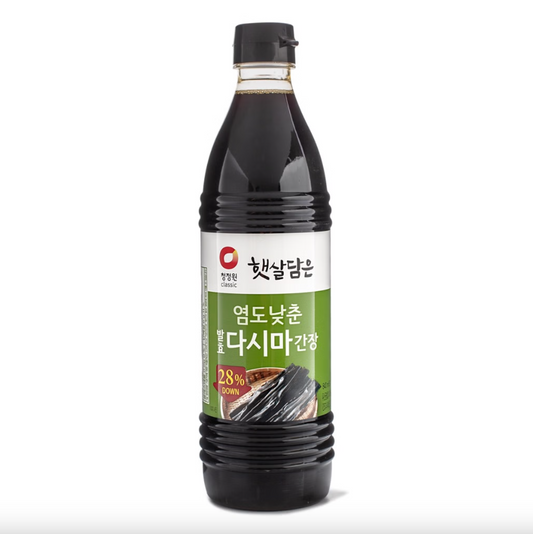 Chung Jung One Low Sodium Seatangle Soy Sauce 840 ml