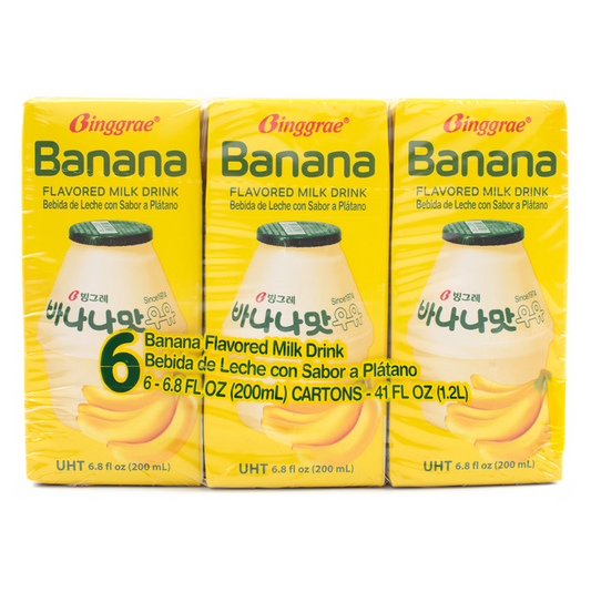 Binggrae Milk Drink Banana Flavor 200 ml*6 pack